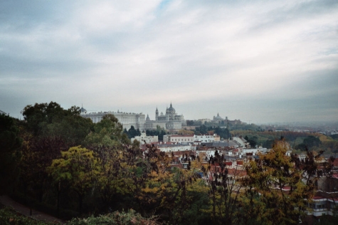 Una vista de Madrid desde el parque Oeste