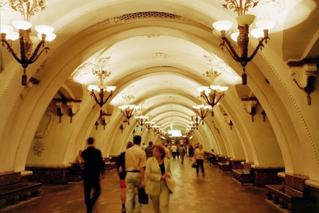 Hermosa estación del Metro Arbatskaja