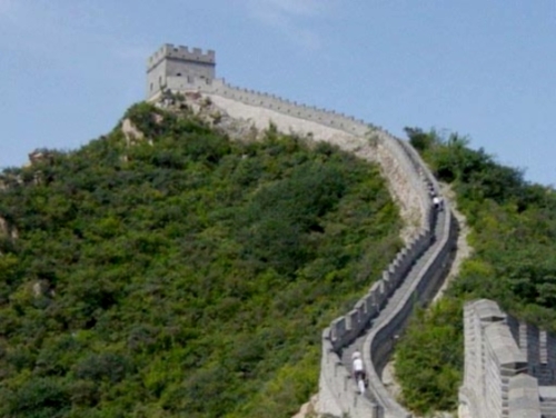 Gran muralla China y torre de vigilancia