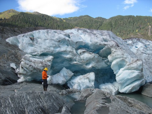 Exterior del glaciar